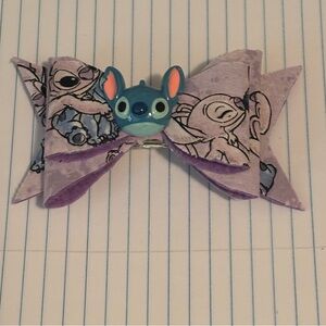 Handmade Stitch design Hair Bow (New)
